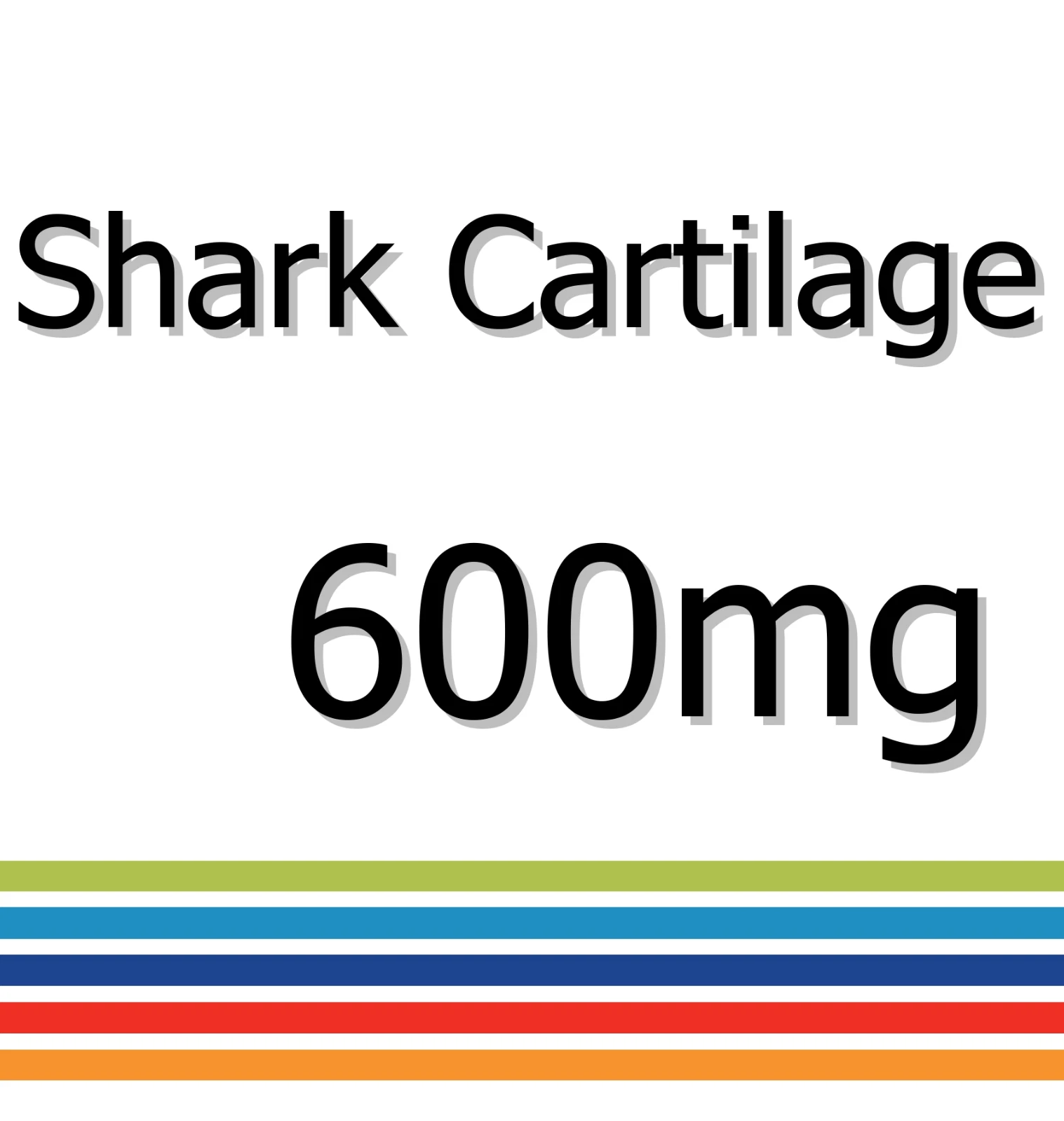 Shark Cartilage 600mg x 30 Tablets - Enhances Skin Health