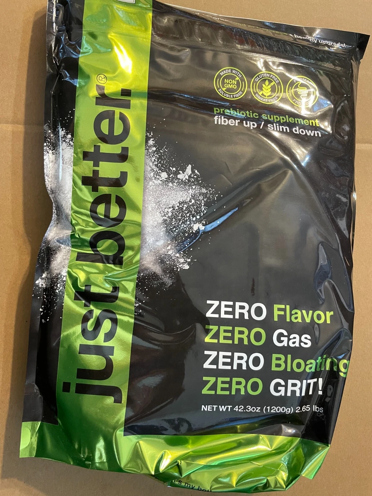 Prebiotic Fiber Supplement for a Healthy Gut Fiber Powder Zero Grit Zero 42.3oz