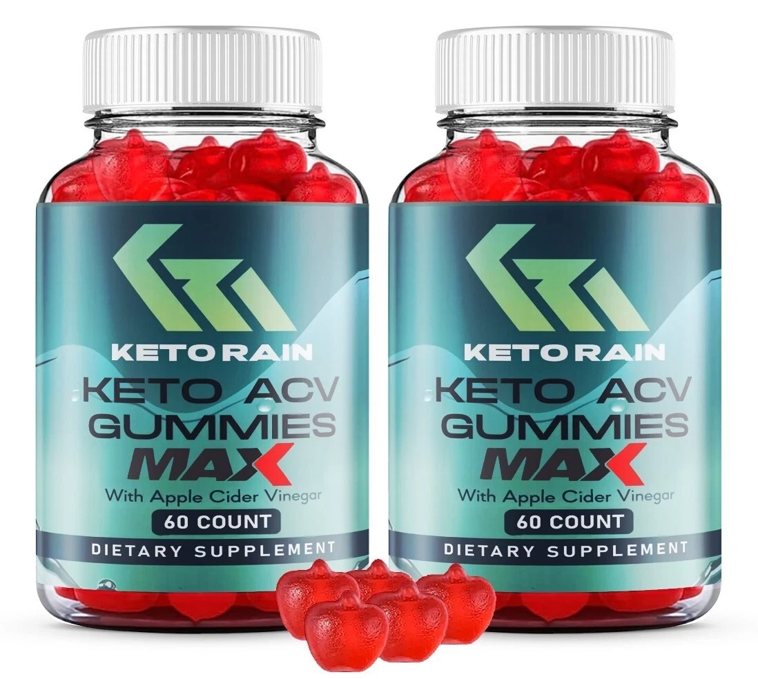 Keto Rain Max ACV Gummies For Weight Loss, KetoRain Max Strength Gummies(2 Pack)