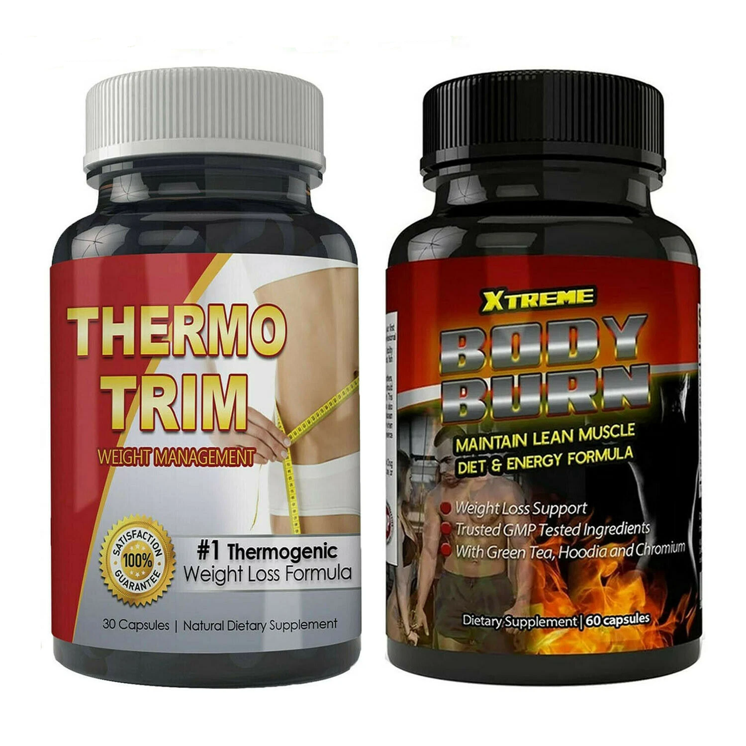 Xtreme Body Fat Burner Pills Thermo Trim Weight Loss Diet Capsules Free Shipping