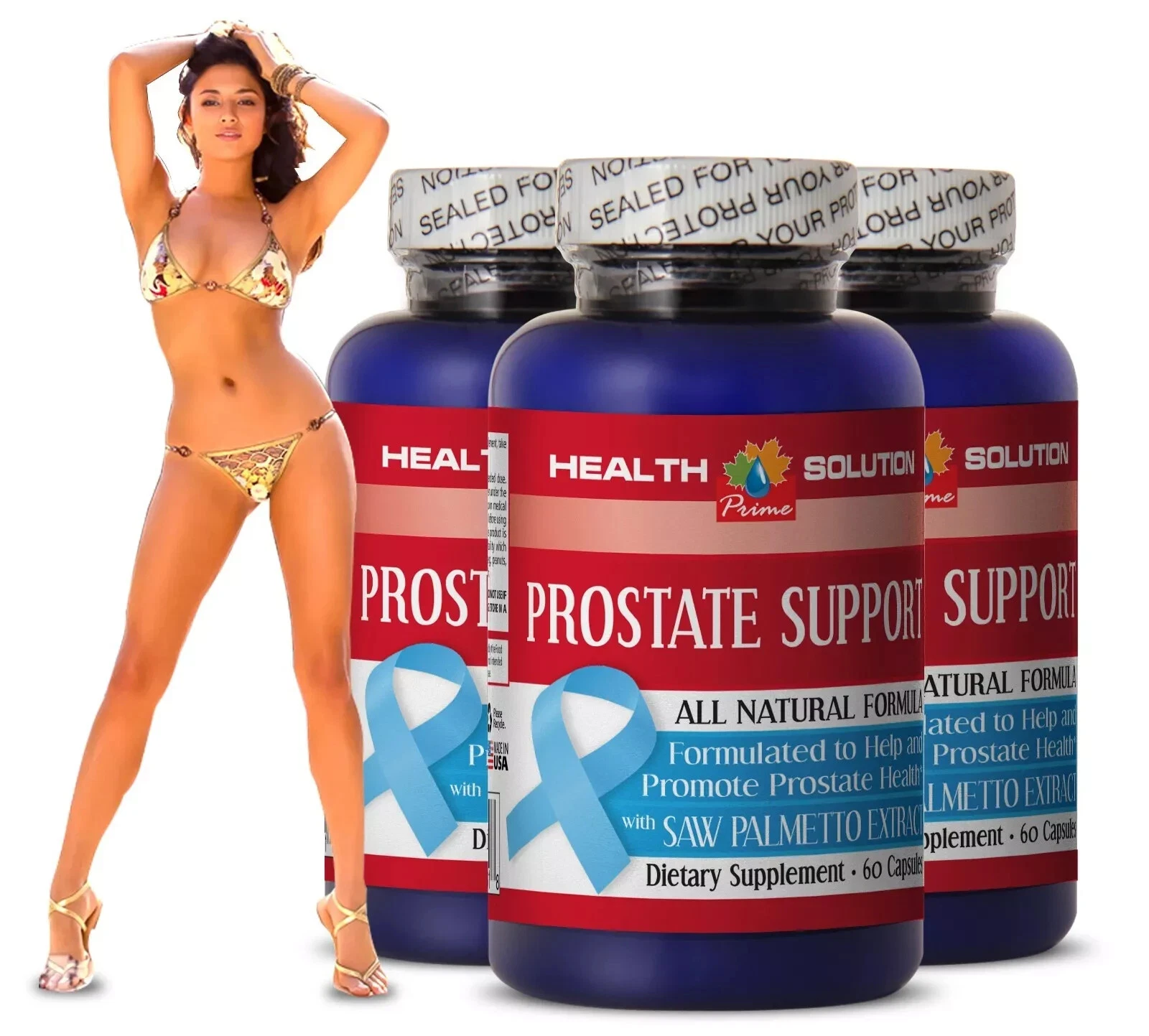 Overall Wellness - PROSTATE SUPPORT - Holistic Saw Palmetto 3 Bottles