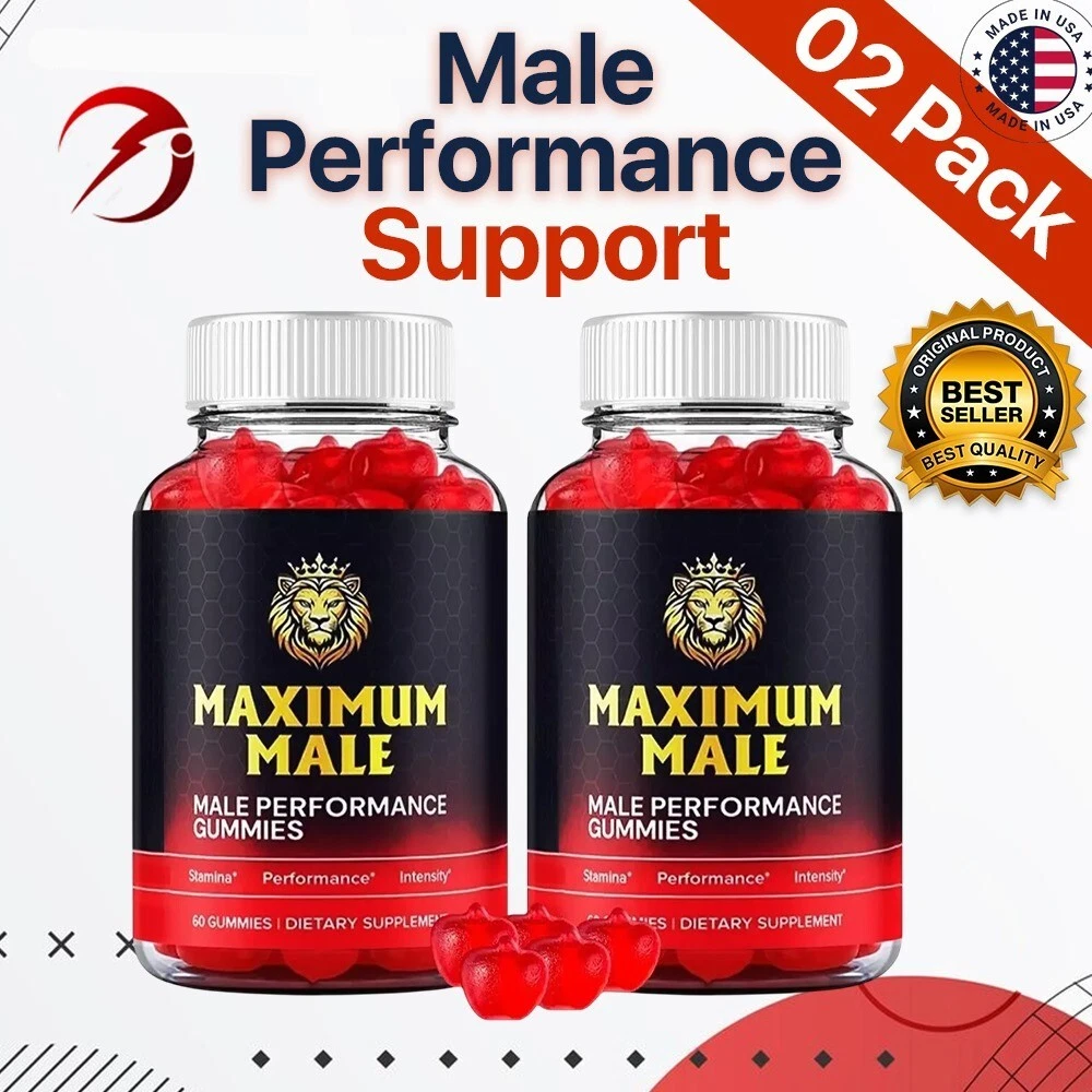 (2 Pack) Maximum Male Gummies for Men – MaximumMale Male Gummies All-Natural