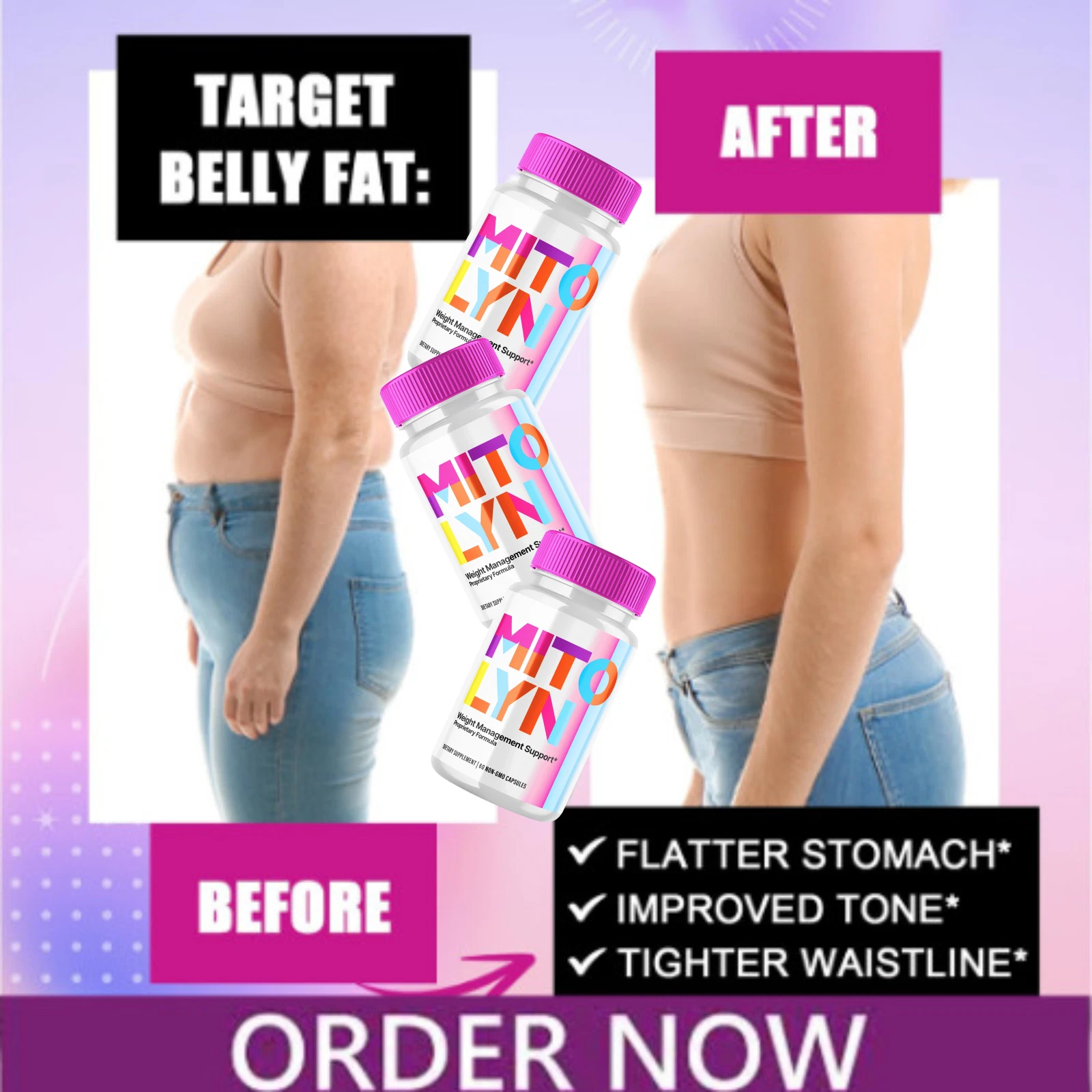 Mitolyn Advanced Weight Loss Support Mito Lyn Maximum Strength 60ct