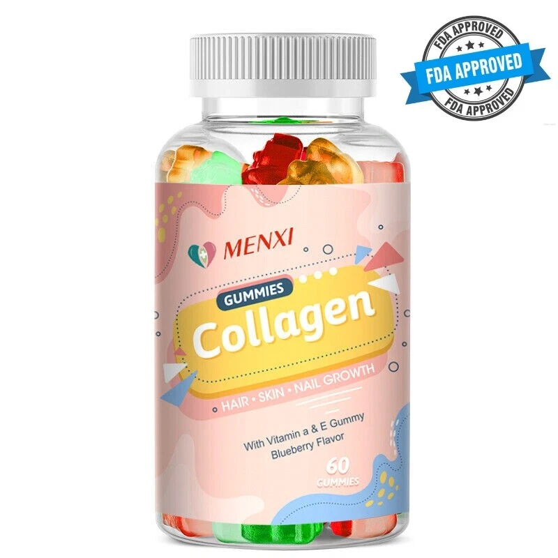 Collagen Vitamin Gummies for Hair Skin & Nails, Premium Collagen Supplement