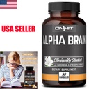 OnnitLabs Alpha Brain 90 Capsules Help Support Memory Increase Focus Cognition