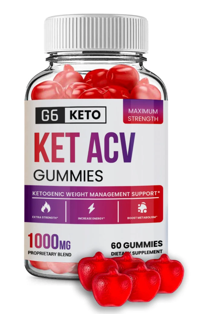 1-Pack G6 Keto Gummies - G6 Keto ACV Gummies - 60 Gummies