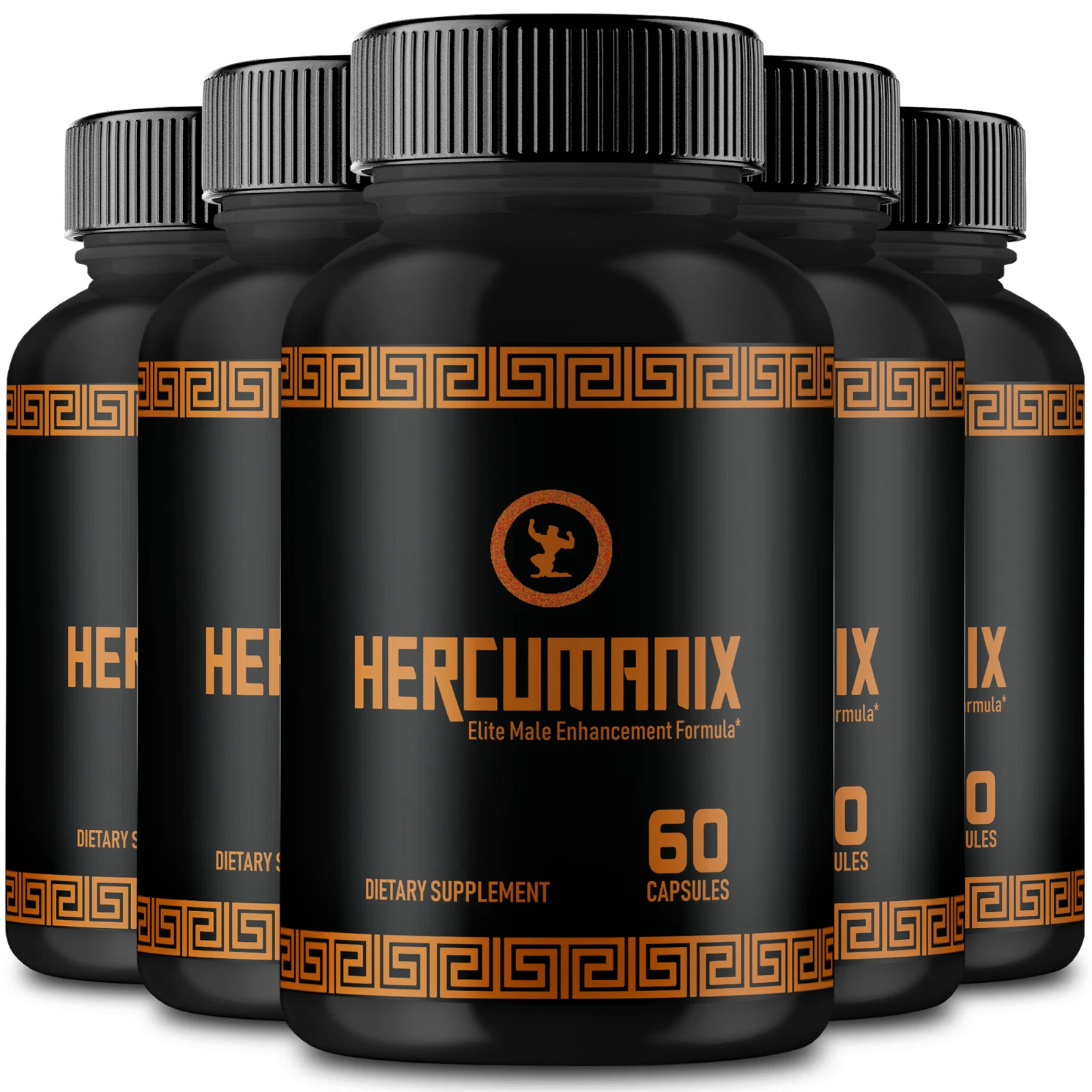 (5 Pack) Hercumanix for Men Capsules, Hercu Manix Men Supplement Pills