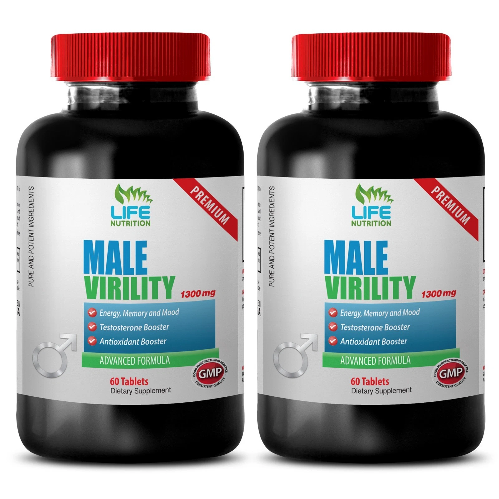 MALE VERILITY Enhancement Capsules Increases Testosterone Muscle Mass Boost 2B