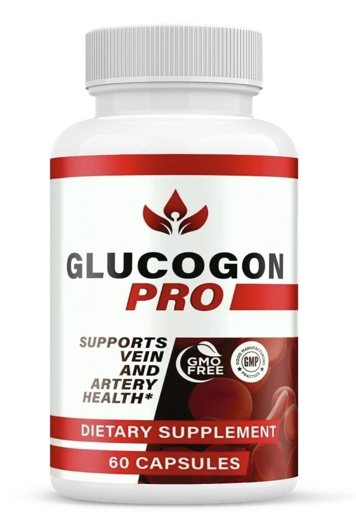 Glucogon Pro Pills to Support Blood Sugar & Pressure for Heart Health ( 1 Pack )