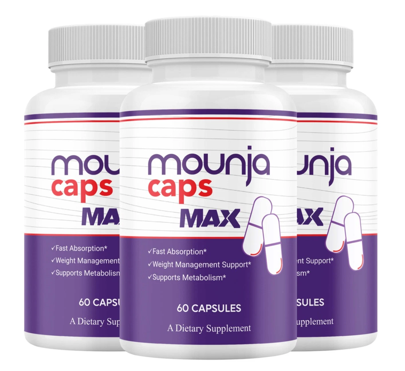 (3 Pack) Mounja Caps Keto Capsules – MounjaCaps Pills Advanced Formula