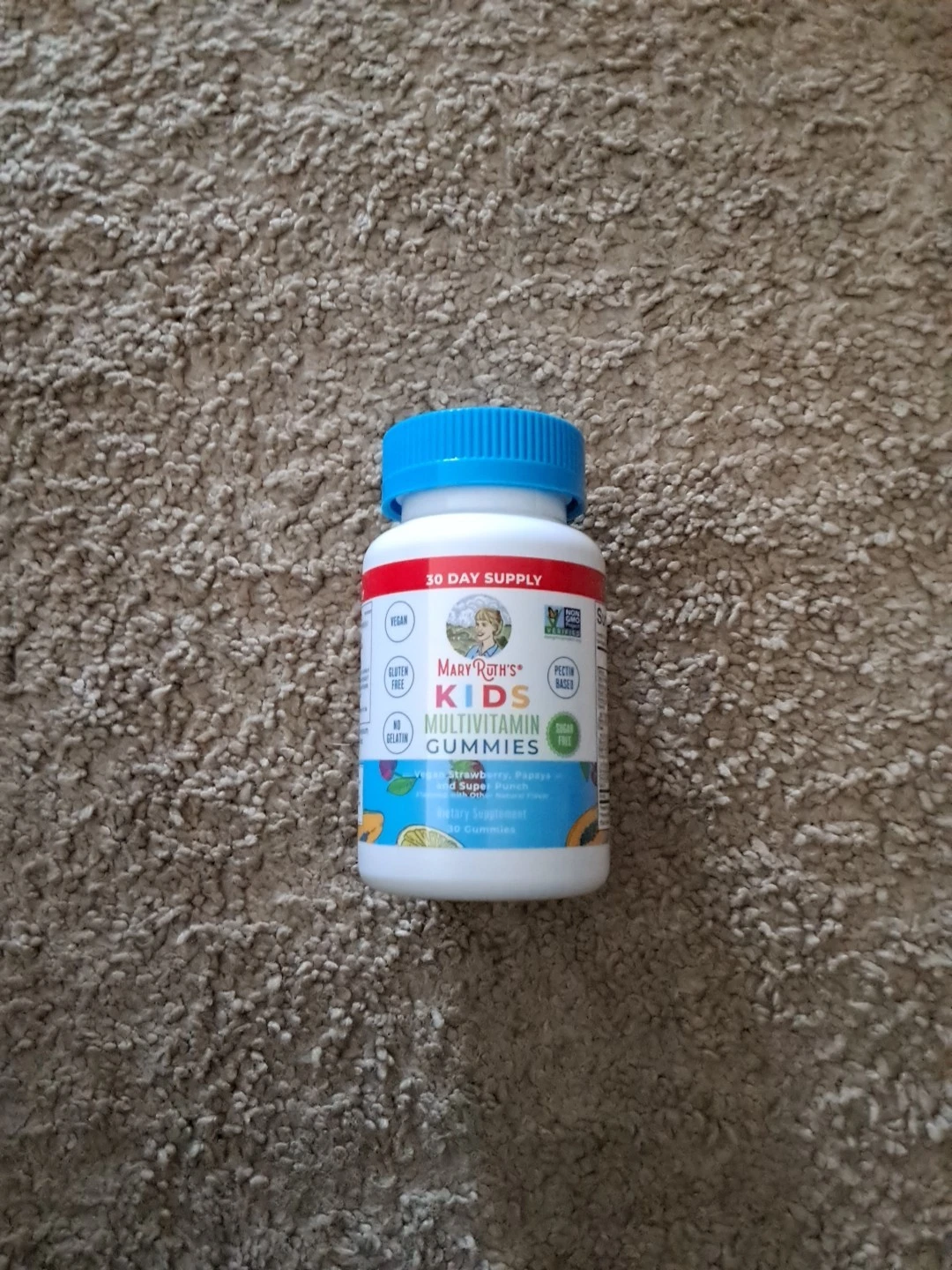Mary Ruth’s Kids Multivitamin Gummies Vegan 30 Day Supply SUGAR FREE