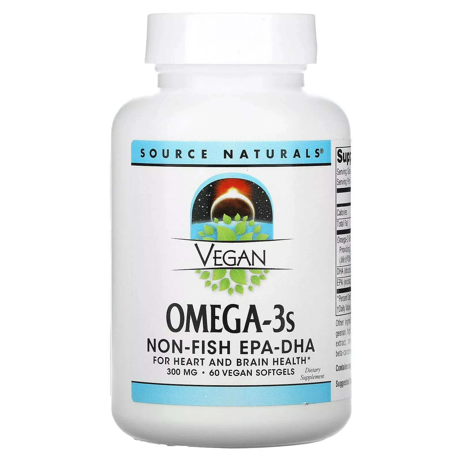 Source Naturals Vegan Omega-3s Epa-dha Supplement 60 Count