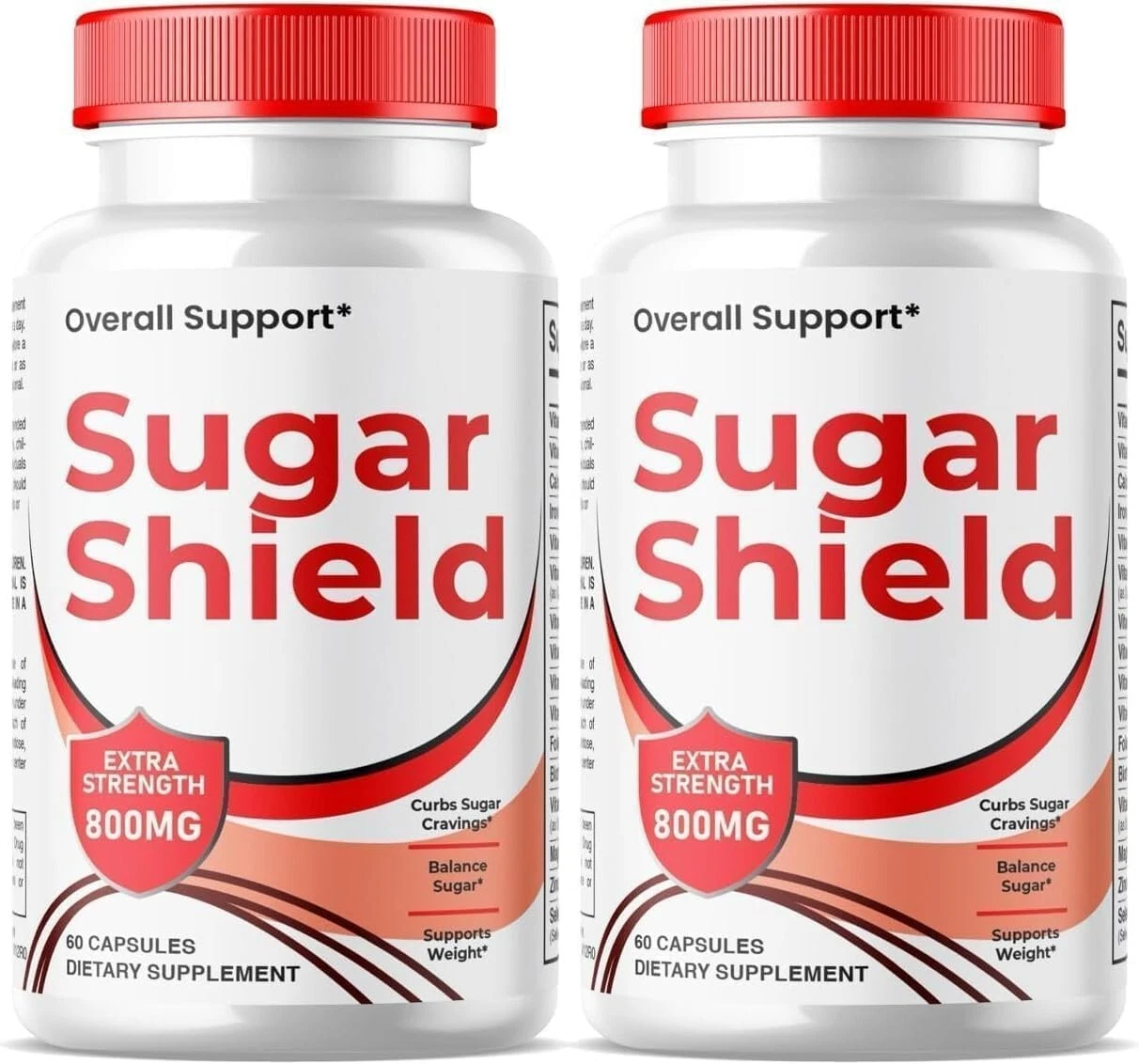 (2 Pack) Sugar Shield Blood Sugar Support Supplement for Healthy Blood Levels