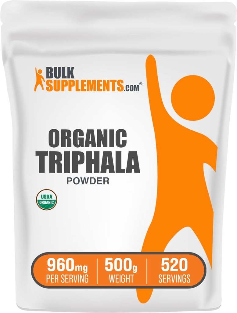 BulkSupplements Organic Triphala Powder - 960mg per Serving