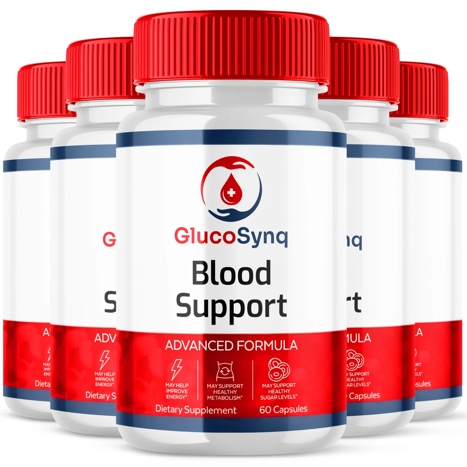 Glucocynq Blood Support Advanced Formula Supplement Natural Ingredients 300 Caps