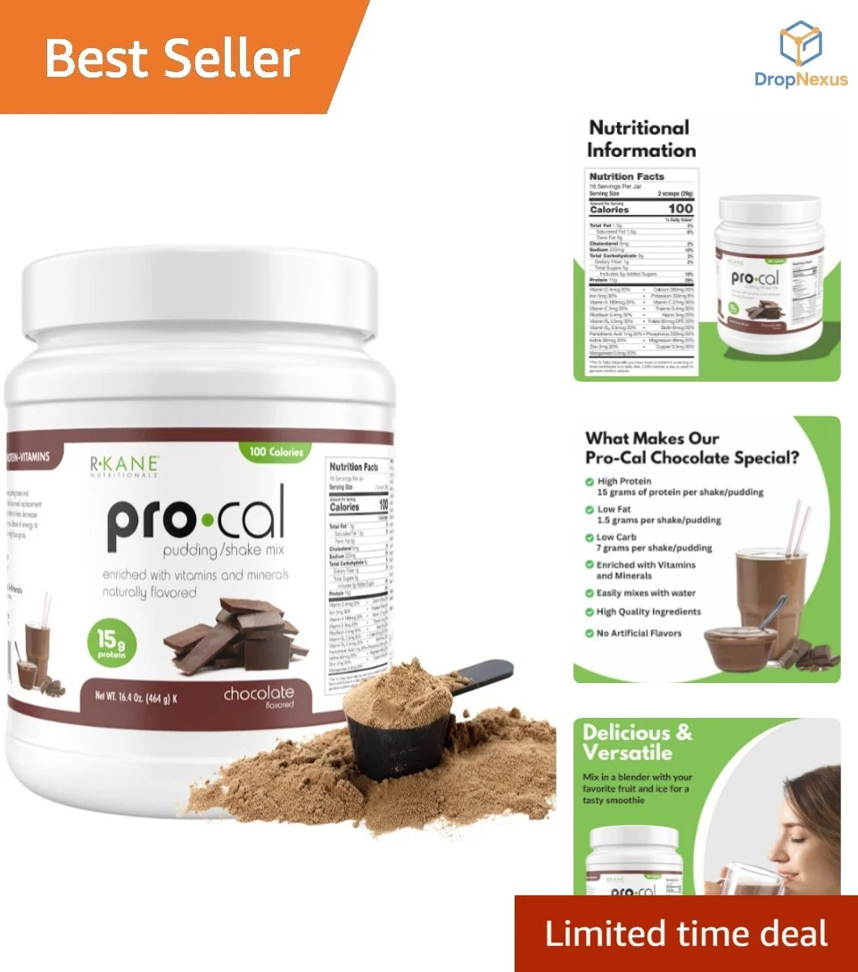 Gluten Free Chocolate Protein Powder for Weight Management - Easy to Prepare