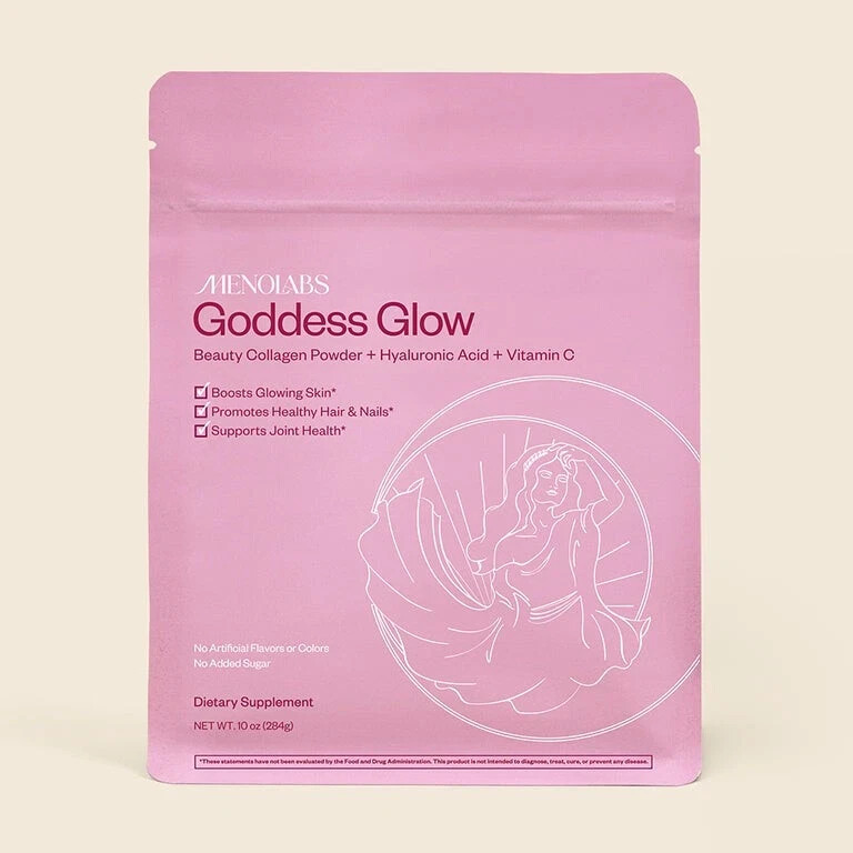 Menolabs Goddess Glow Beauty Collagen Hydrolyzed Collagen Peptide 10oz 12/25