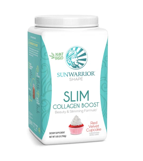 Sunwarrior SLIM Collagen Boost Red Velvet Vegan, Gluten Free, Keto
