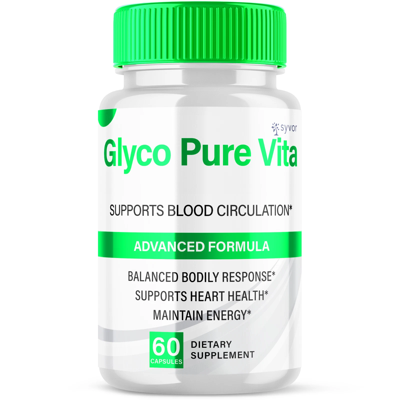 Glyco Pure Vita Advanced Formula Glycogen Max Support Supplement 60 Capsules
