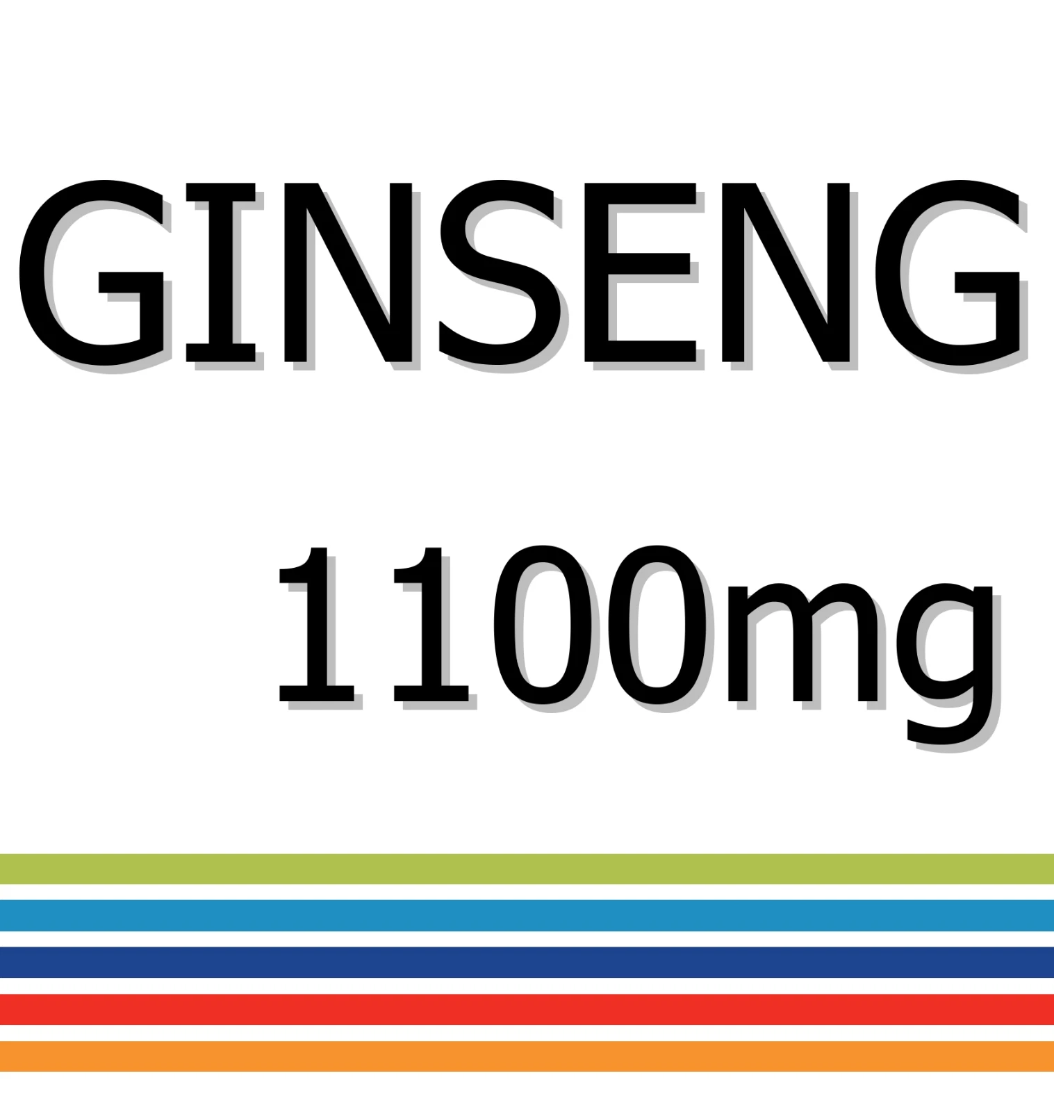 GINSENG 1100mg x 90 Tablets - Boosted Immune