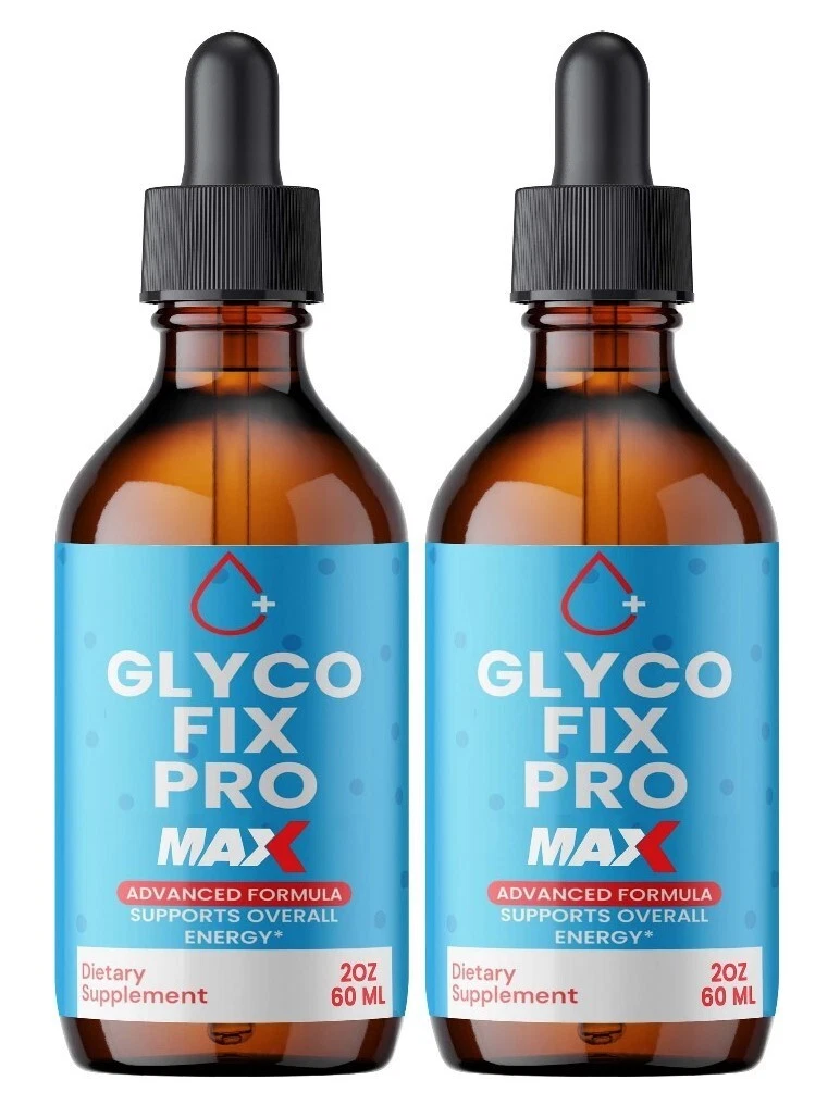 (2 Pack)Glyco Fix Pro MAX Blood Support Drops to Maintain Blood Levels