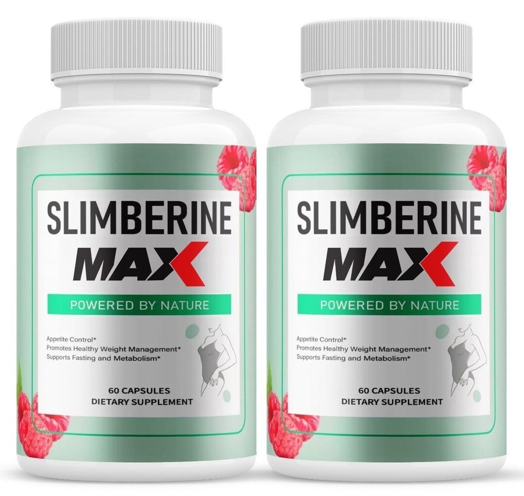 (2 Pack) Slimberine Max Pills, Slimberine MAX Capsules Maximum Strength