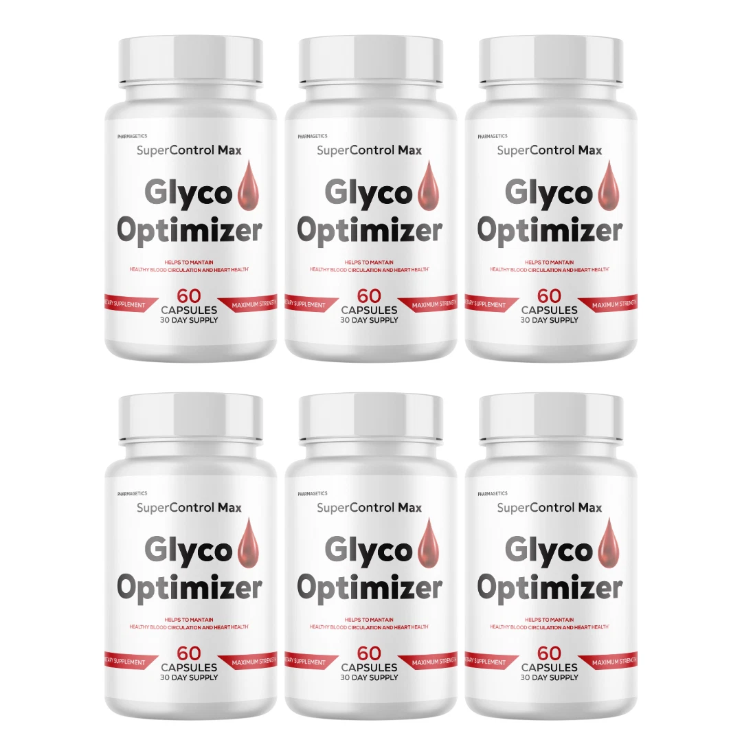 Glyco Optimizer Healthy Blood Circulation & Heart Health 6 Bottles 360 Capsules