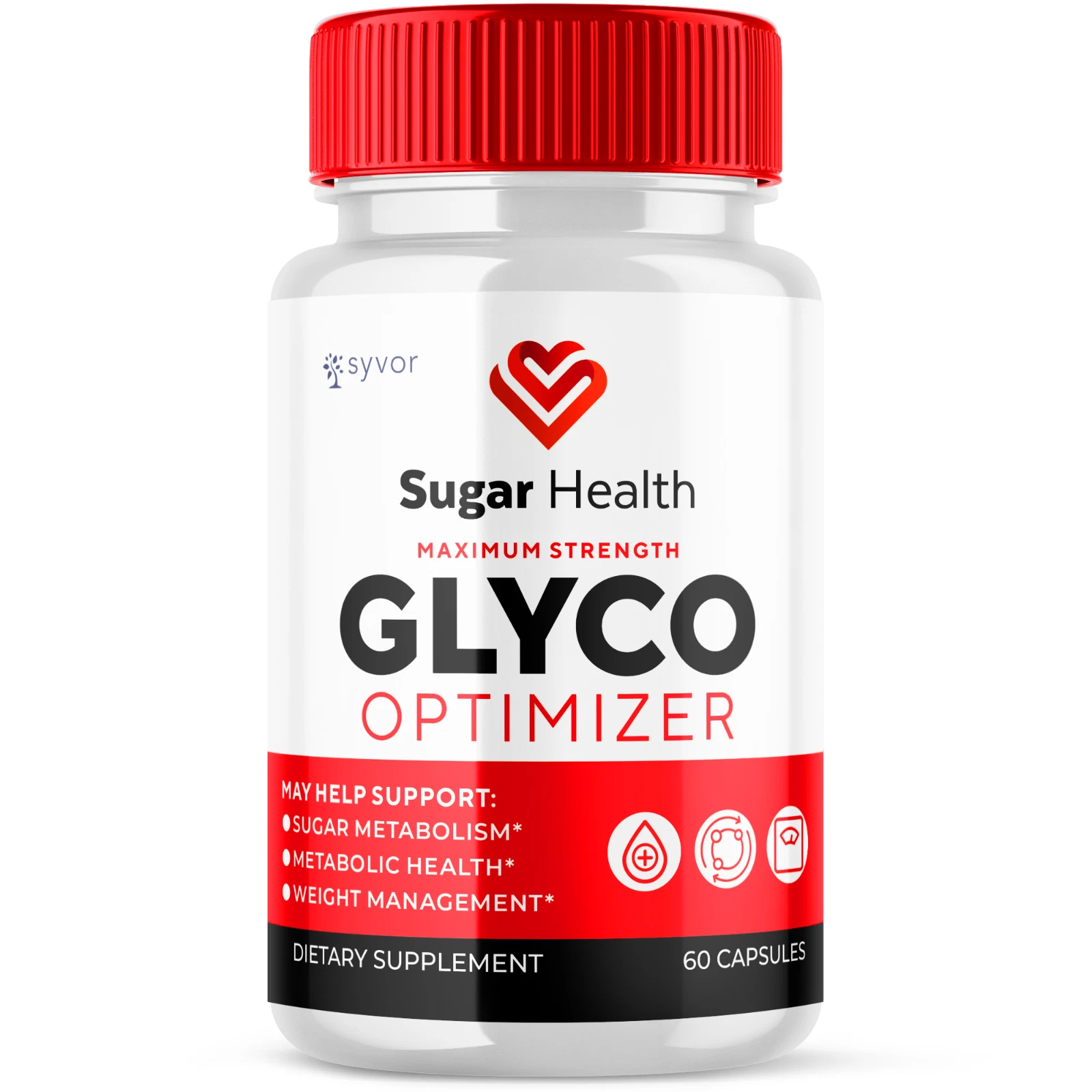 Sugar Health Glyco Optimizer Advanced Glycogen Support Supplement 60 Capsules