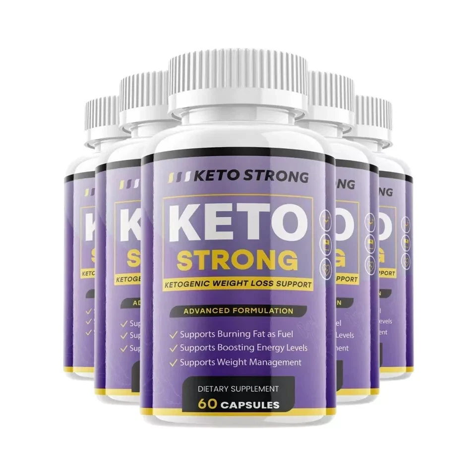 Keto Strong Natural Formula Weight Loss Support Supplement (300 Capsules) 5-Pack