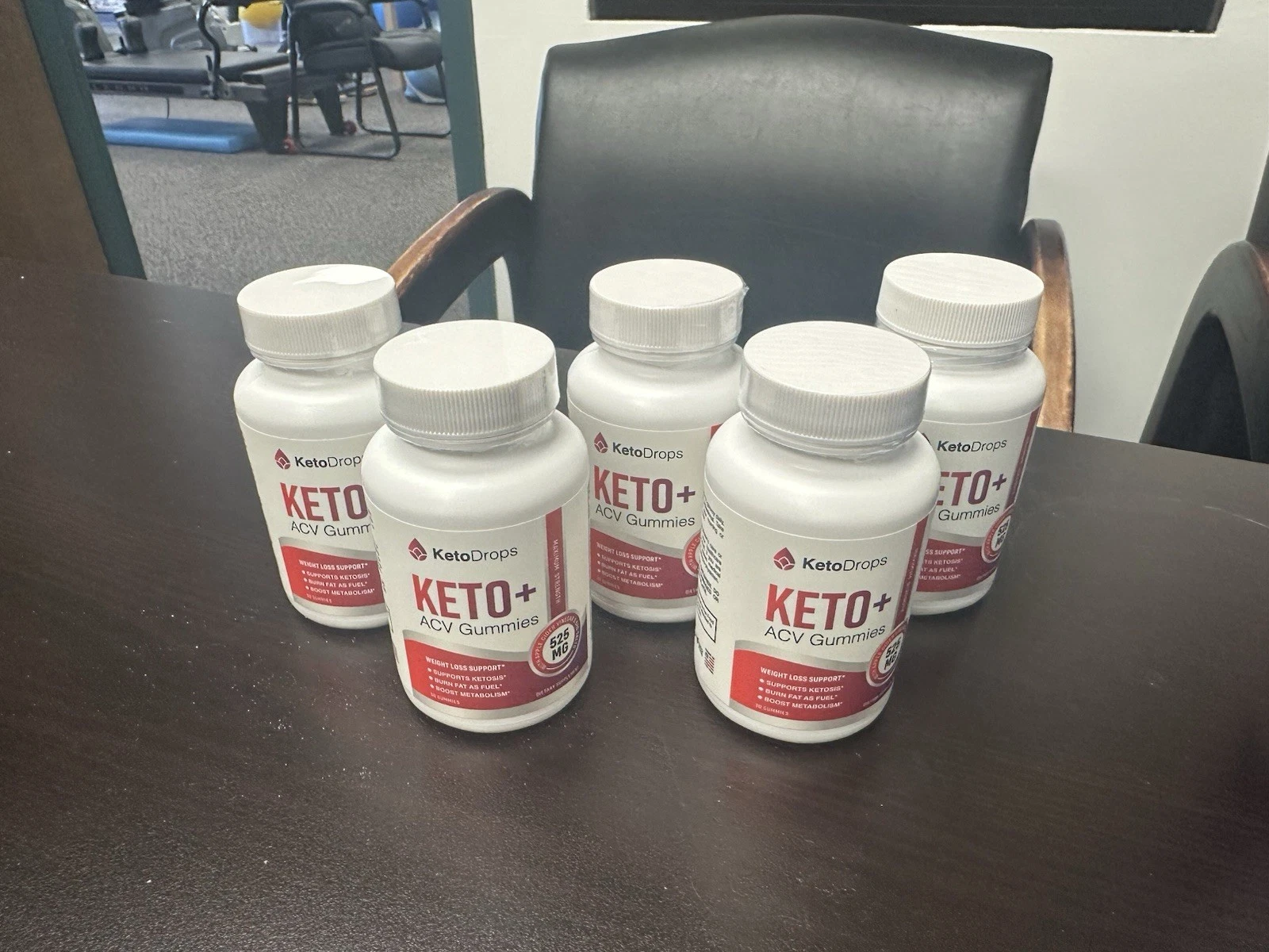 5 Keto Drops KETO+ ACV Weight Loss Support Supplement 525mg 30 Gummies Exp 10/25