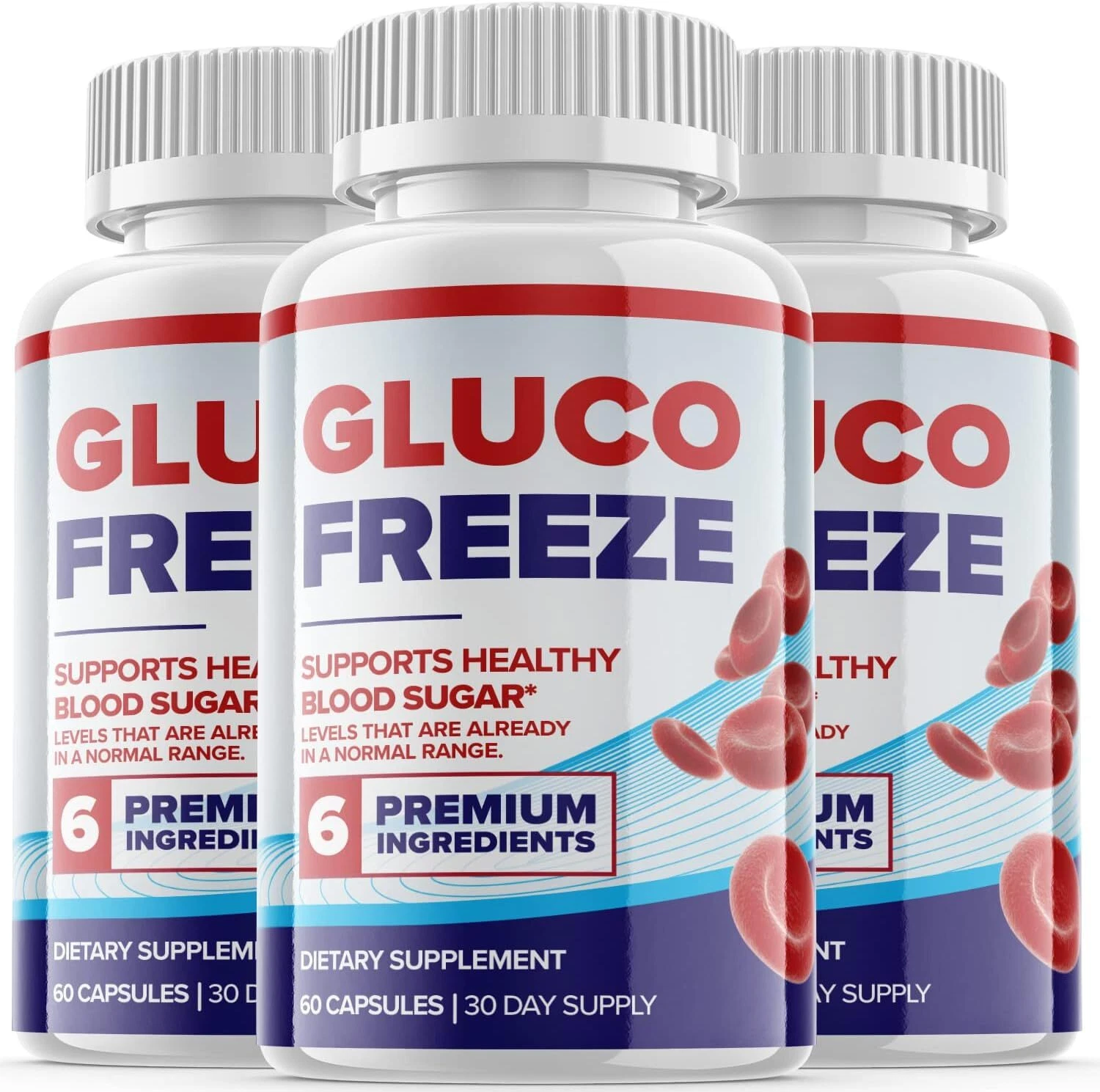 Glucofreeze Pills - Gluco Freeze Pills For Blood Sugar Support - 3 Pack