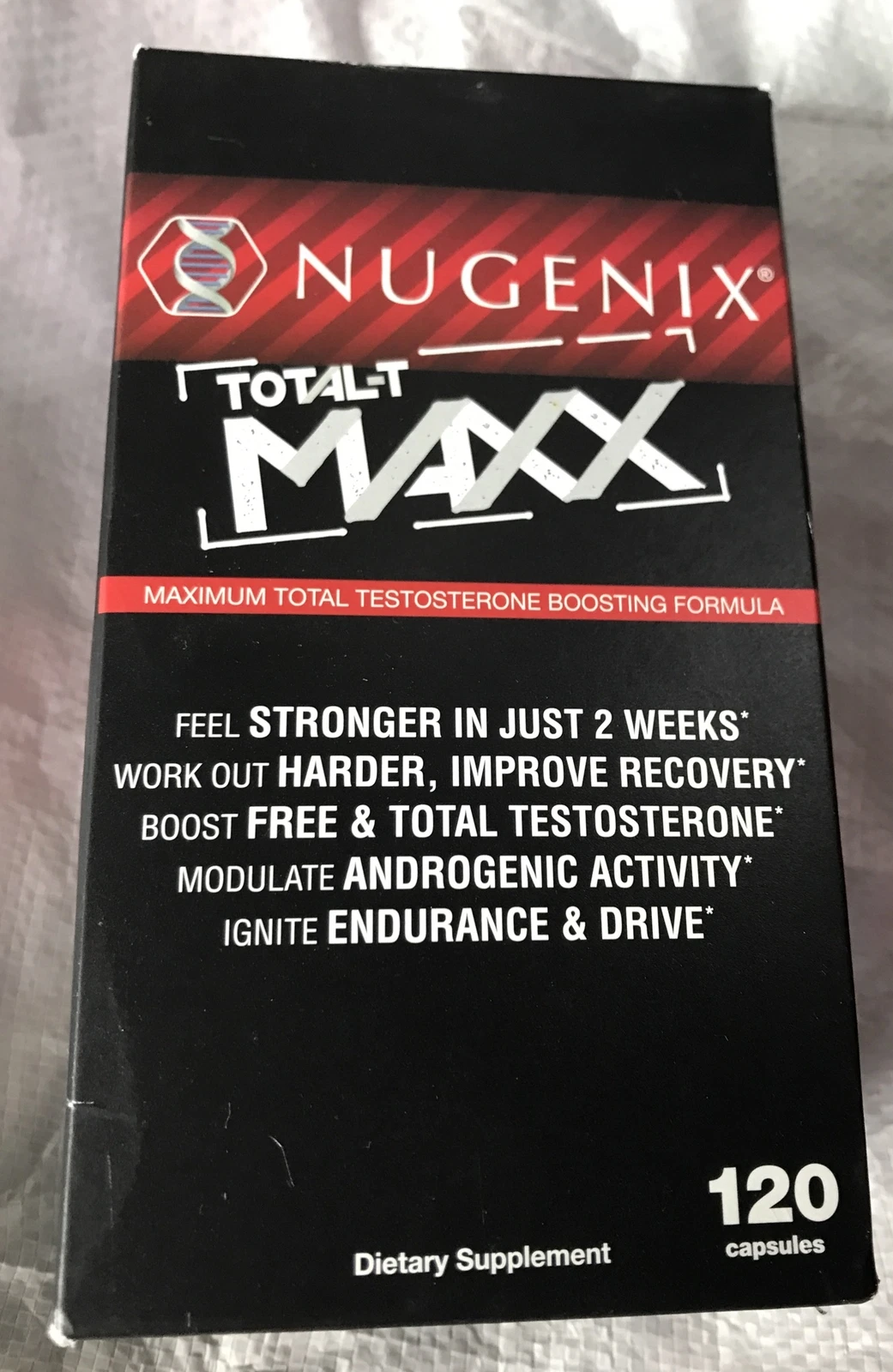 Nugenix Total Max 120 Caps Exp 05/2026