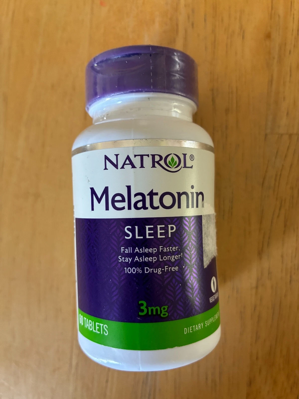 Natrol Melatonin Tablets 3mg, 60 Tablet Bottle