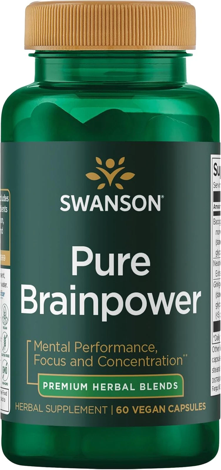 Pure Brainpower Brain Health Cognitive Memory Focus Support Brain-Derived Neu...