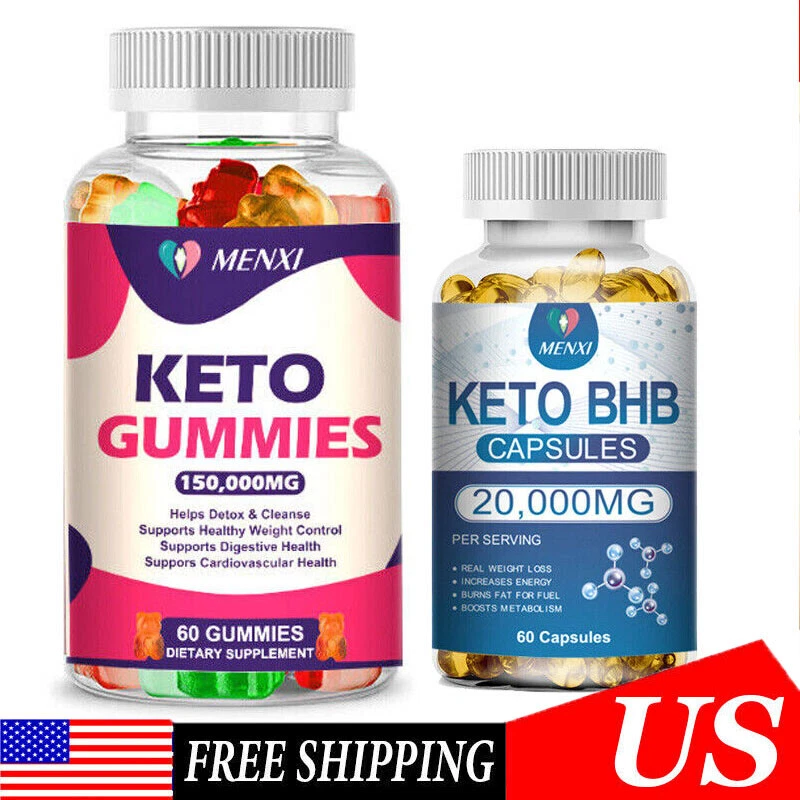 Keto Diet Pills 20,000mg / Keto Gummies 3500mg ACV Weight Loss Fat burner,Detox