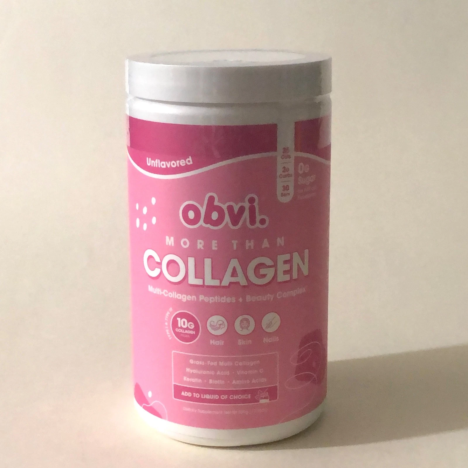 Obvi More Than Collagen — Complejo de belleza y péptidos multicolágeno