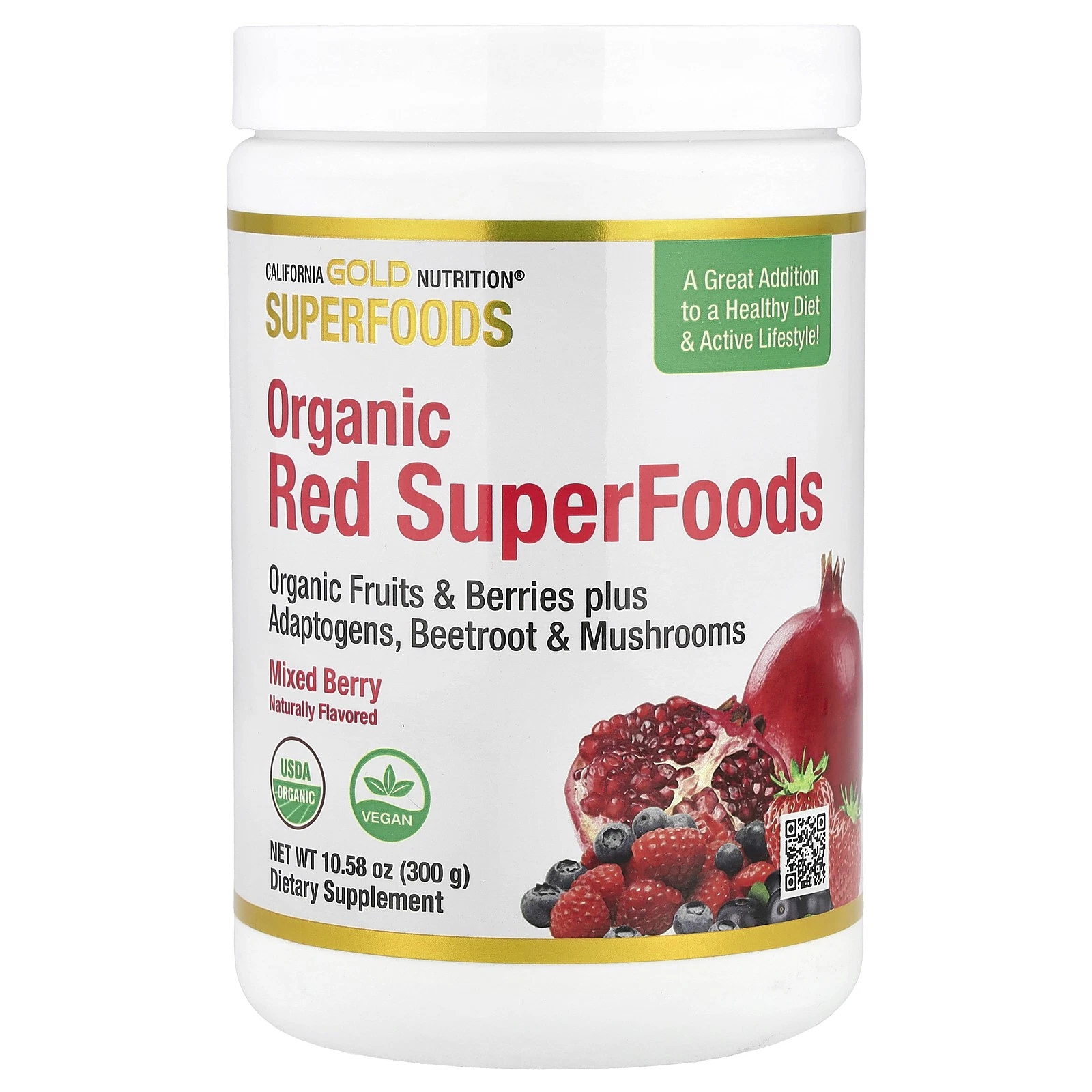 Superfoods, Organic Red Superfoods with Organic Acai, Organic Blueberry, Organic