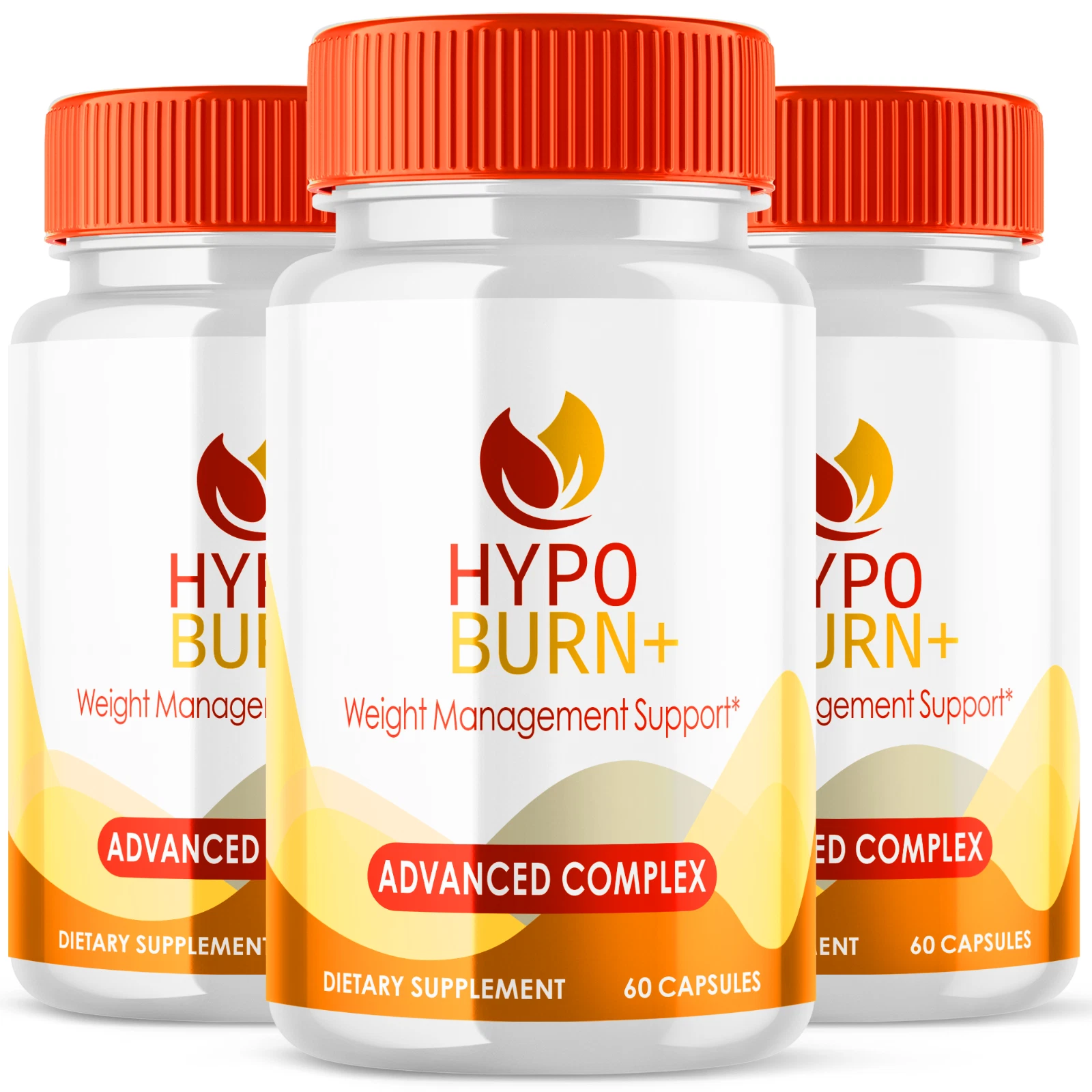 Hypo Burn + Advanced Vitamin Formula Fitness Support Daily Wellness 180 Capsules