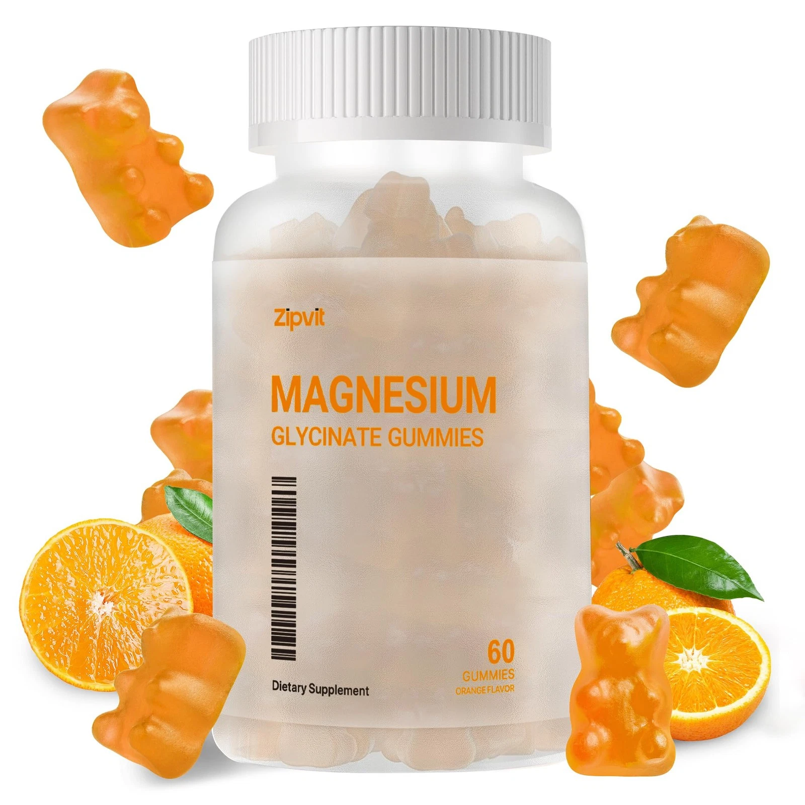 Magnesium Glycinate Gummies 1000mg - Sugar Free Magnesium Potassium Supplement w