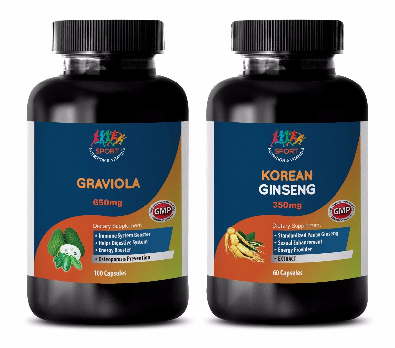 libido enhancer - GRAVIOLA – KOREAN GINSENG COMBO - natural sexual support 2B