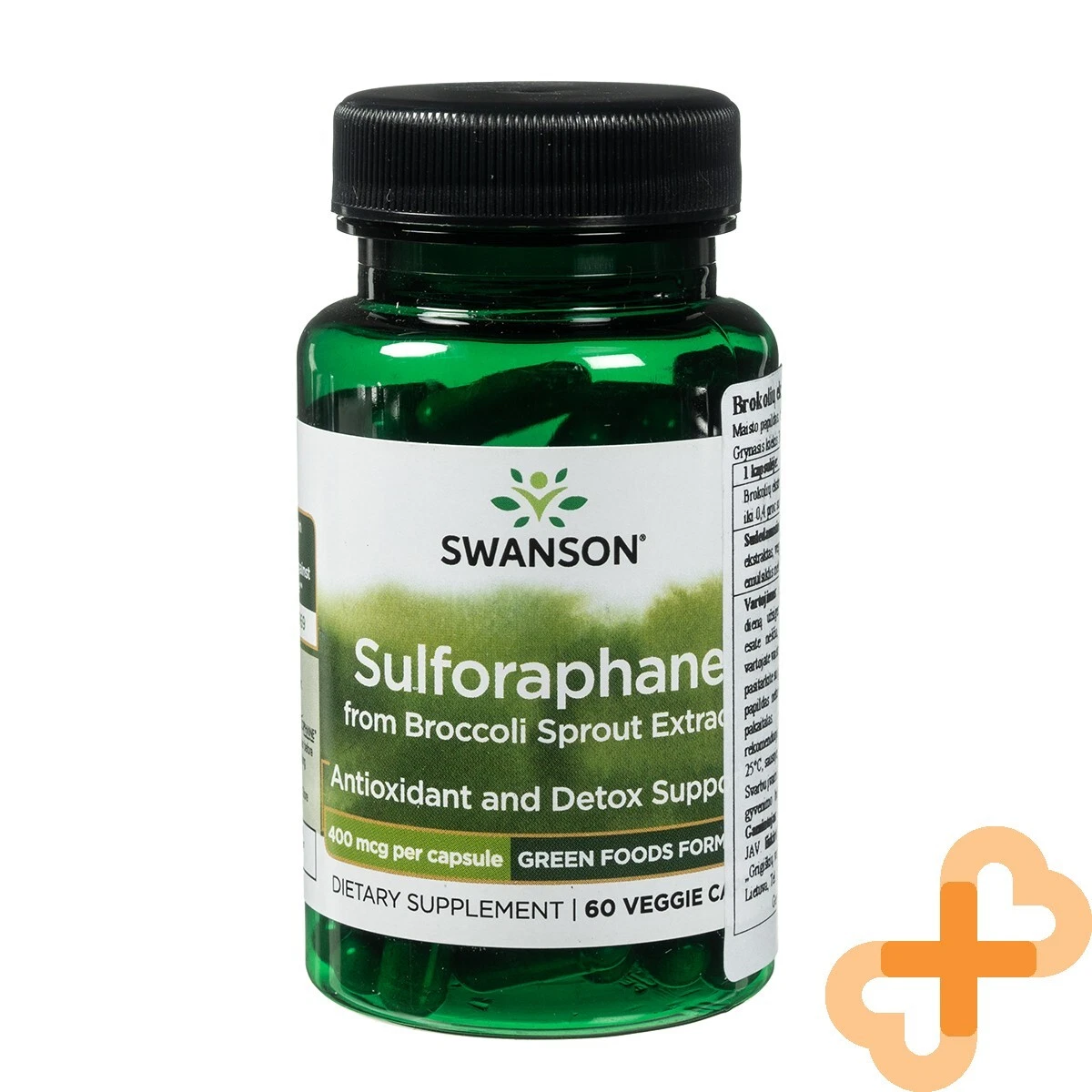 SWANSON Sulforaphane Broccoli Sprout Extract 400 mcg 60 Caps Antioxidant Detox