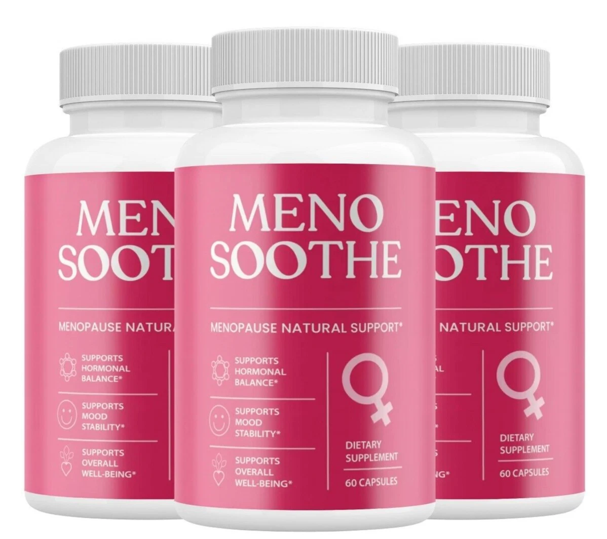 Menosoothe Menopause Support Natural Advance Supplement for Women ( 3 Pack )