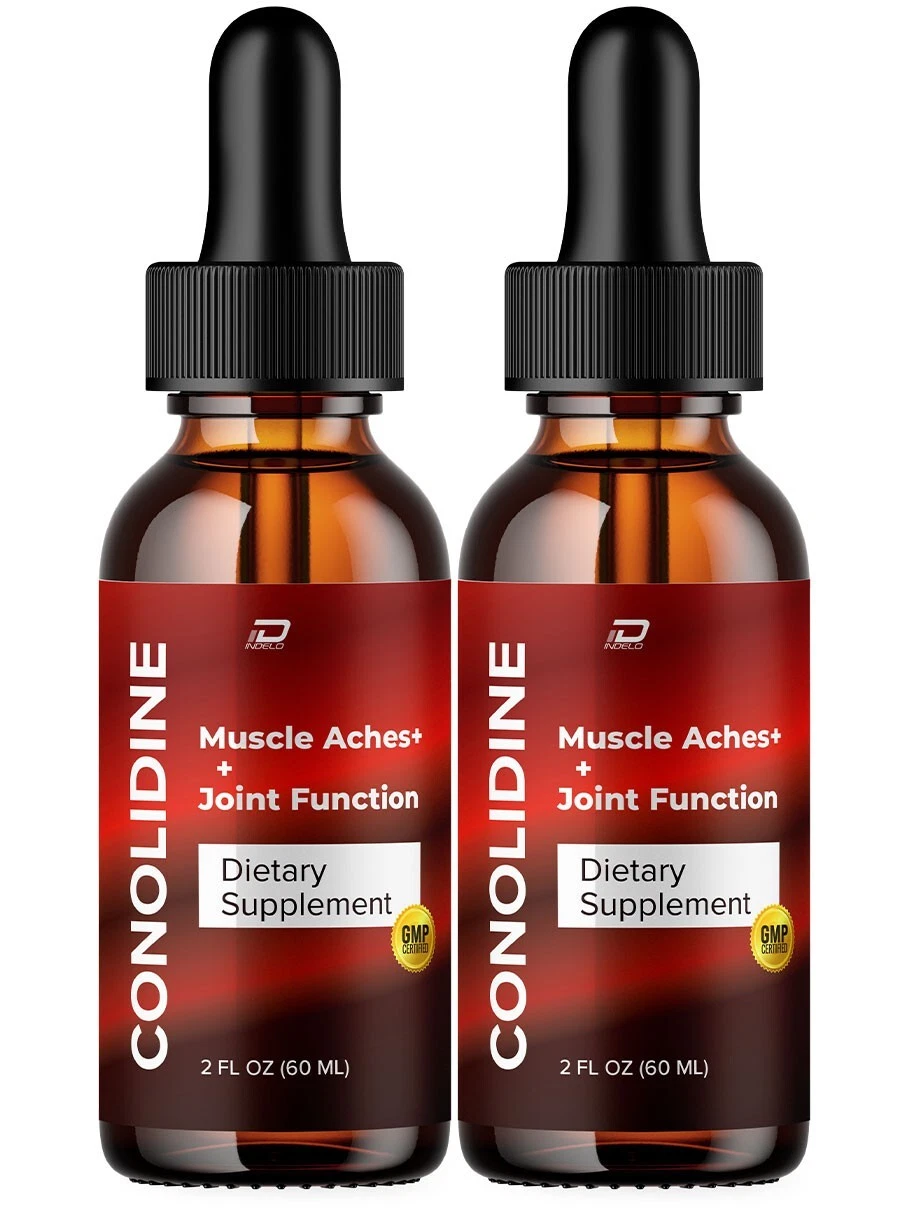 (2 Pack) Conolidine for Pain Drops - Conolidine Joint Support, 2 Month Supply
