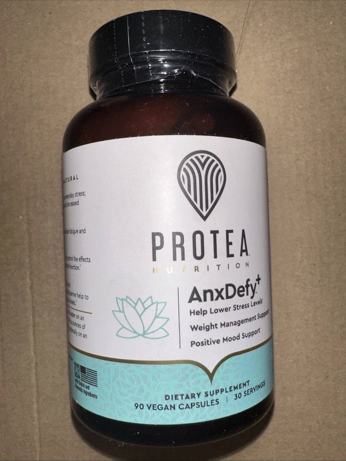 Protea Anxdefy + Stress Mood Support 90 Vegan Capsules 7/26