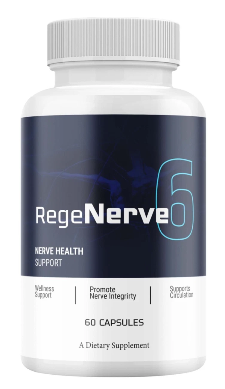 (1 Pack) RegeNerve6 Nerve Health, Rege Nerve 6 Nootropic Formula