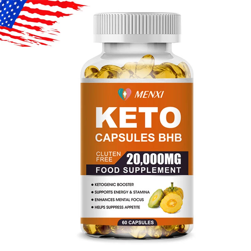 BHB Keto Diet Pills Best ACV Weight Loss Fat Burner Carb Blocker 60 Pills