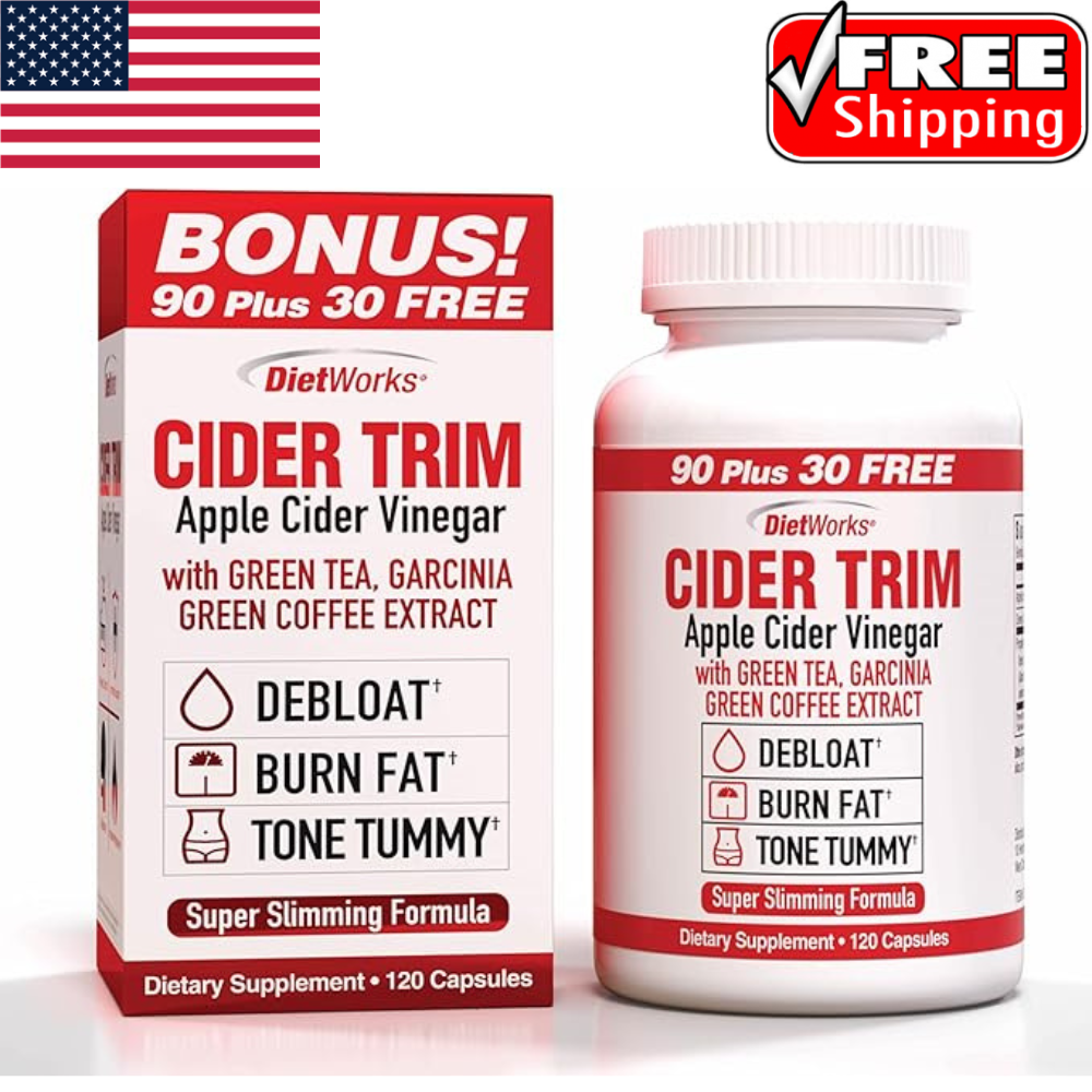 Windmill Dietworks Apple Cider Vinegar 90 Caps Immune Health Weight Loss Support