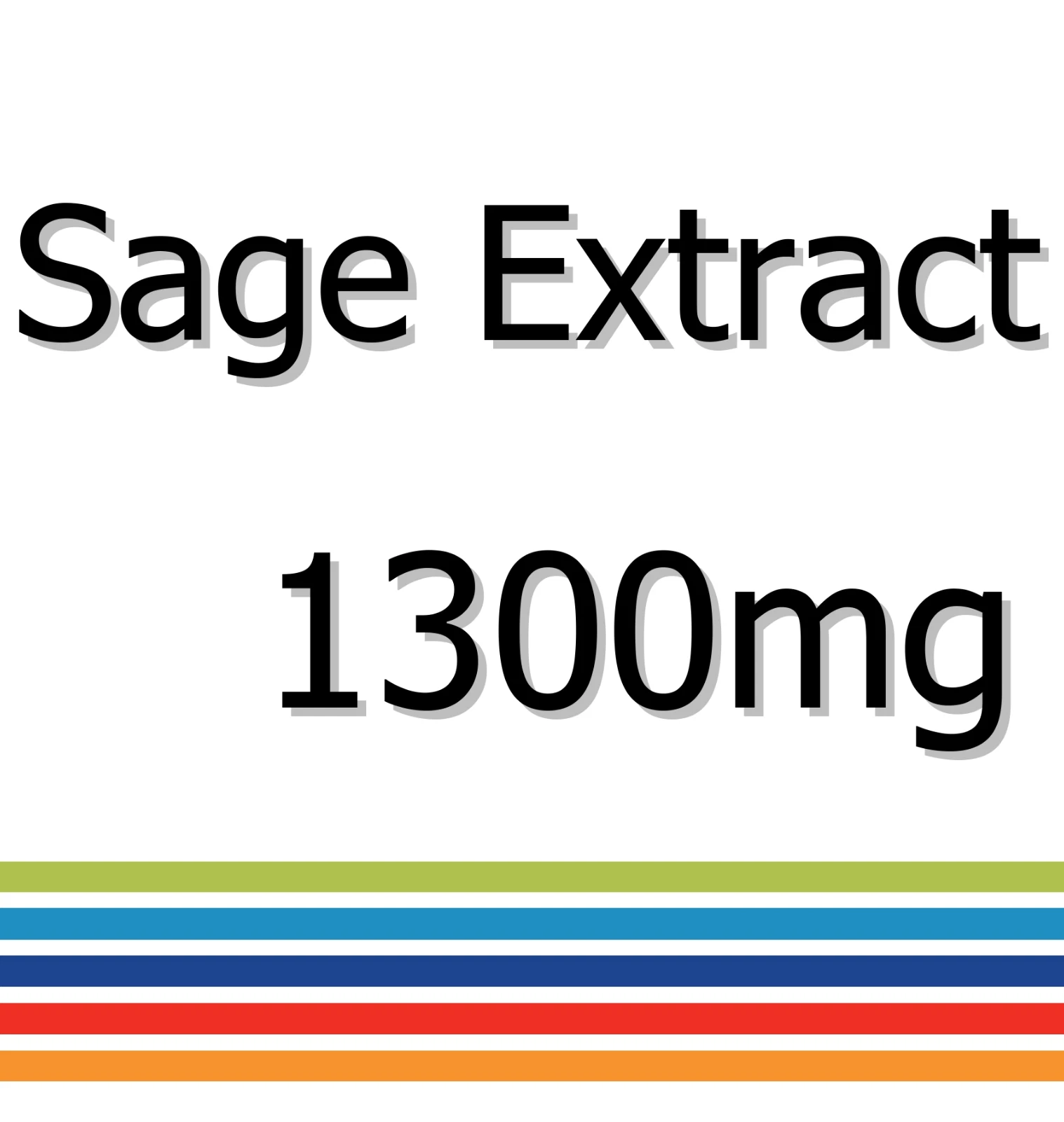 Sage Extract 1300mg x 30 Tablets - Digestive Health