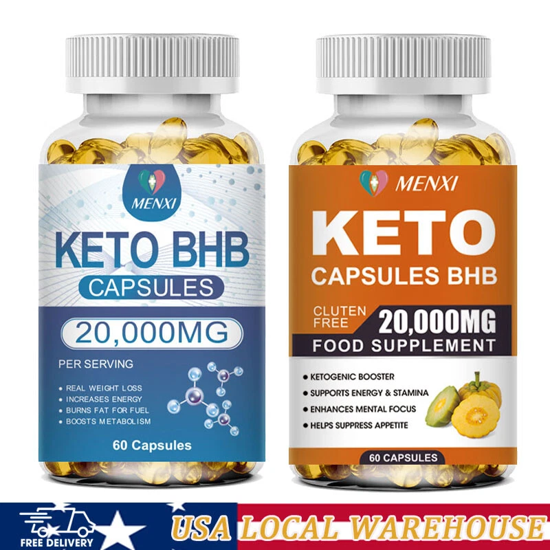 Keto BHB Capsules Ketone Diet Pills Weight Loss Fat Burner Reduce Belly Support