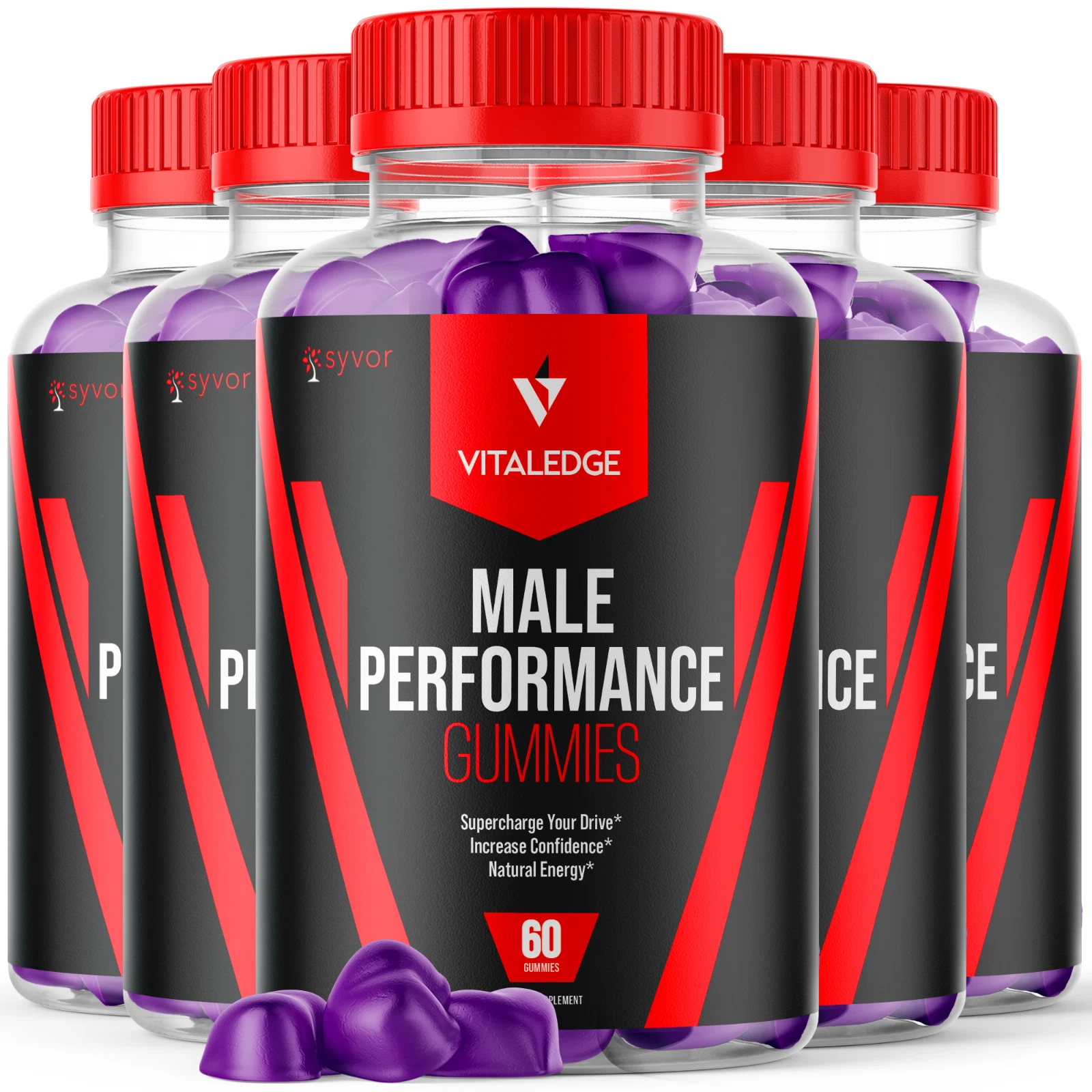 Vital Edge Gummies For Men, Advanced Performance Formula Supplement 300 Gummies